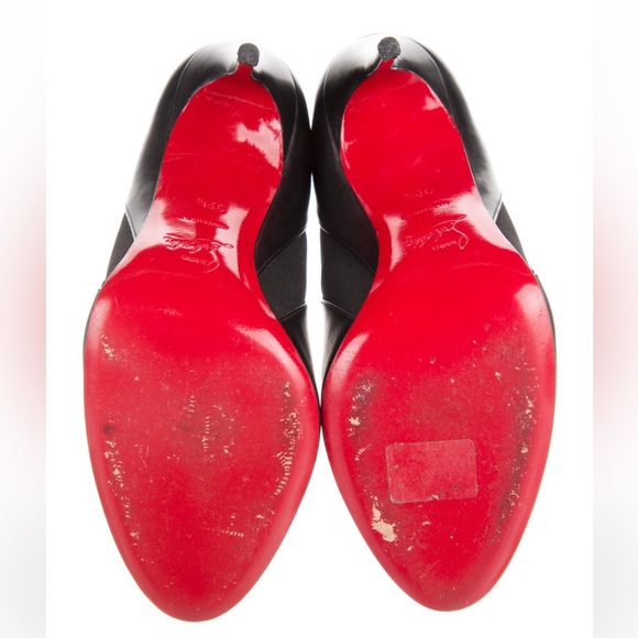 ❤️Christian Louboutin black leather ankle Chelsea boot size 39.5❤️ - Picture 5 of 5